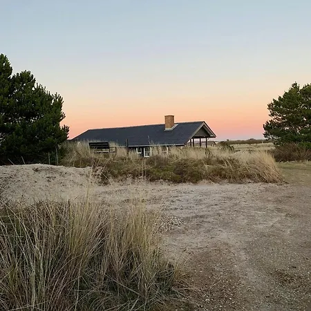 House Among Dunes And Trees In Sondervig *