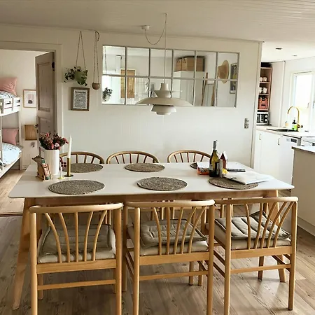 House Among Dunes And Trees In Sondervig