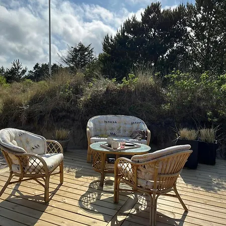 House Among Dunes And Trees In Sondervig * Ринкёбинг